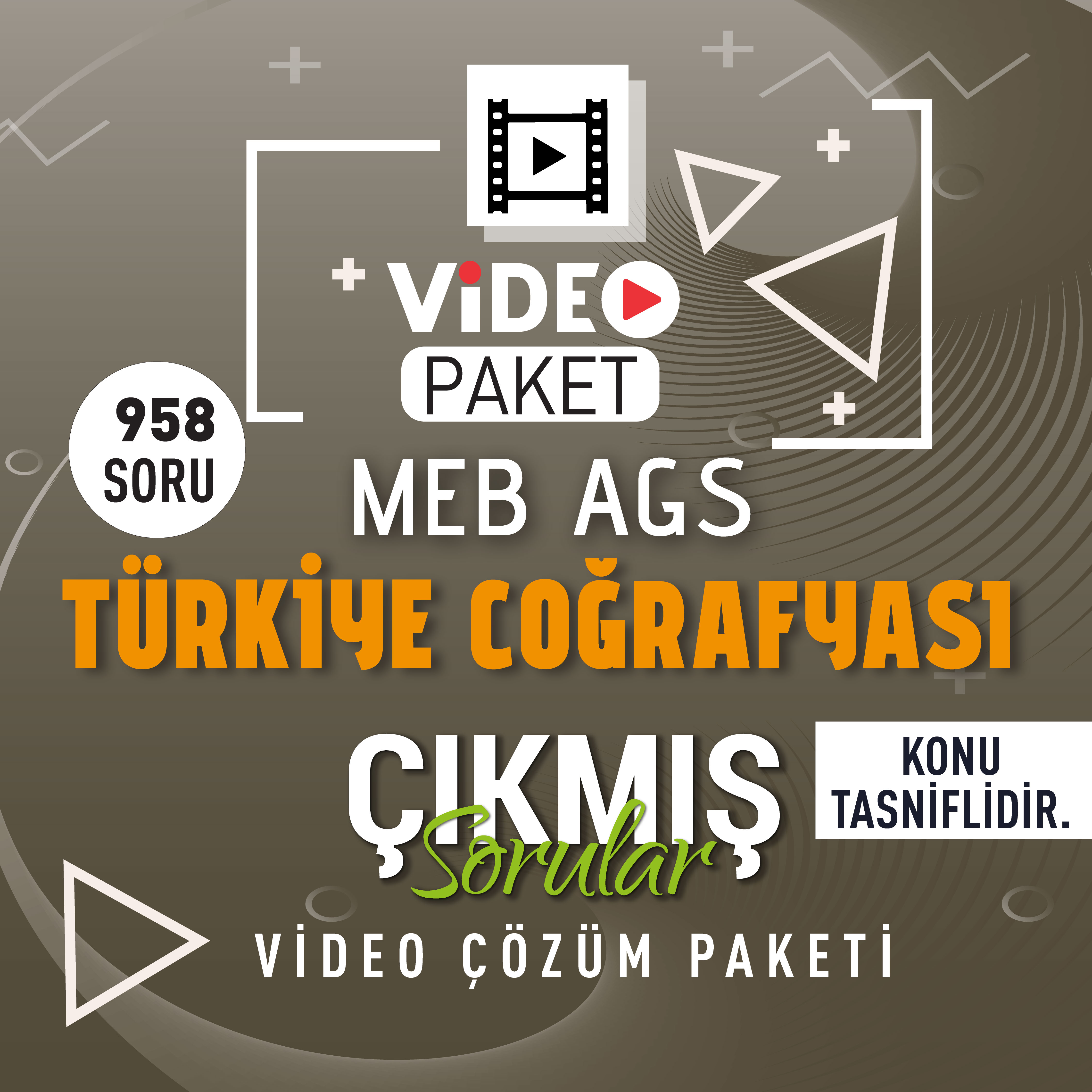 2026 Meb Ags Türkiye Coğrafyası Orijinal Çıkmış Sorular Konu Tasnifli Video Paketi