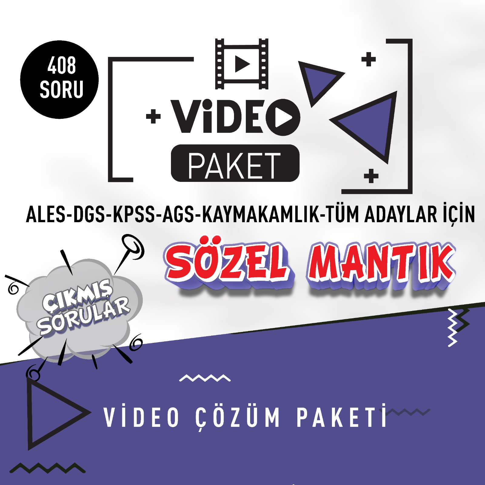 2026 Sözel Mantık Orijinal Çıkmış Sorular  Video Paketi Umut Cihan Arslan