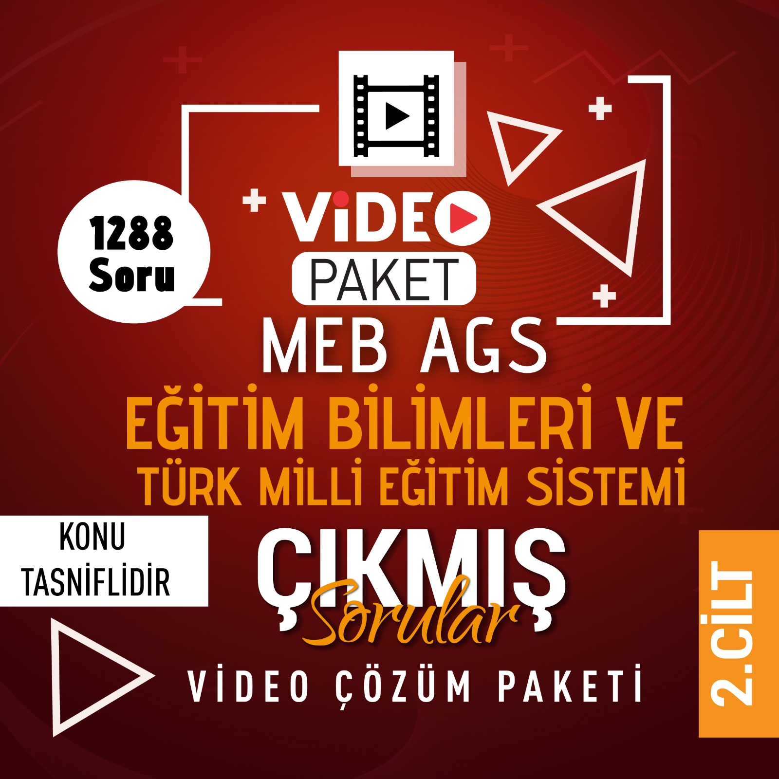 2026 Meb Ags Eğitim Bilimleri ve Türk Milli Eğitim Sistemi Orijinal Çıkmış Sorular Konu Tasnifli Video Paketi 