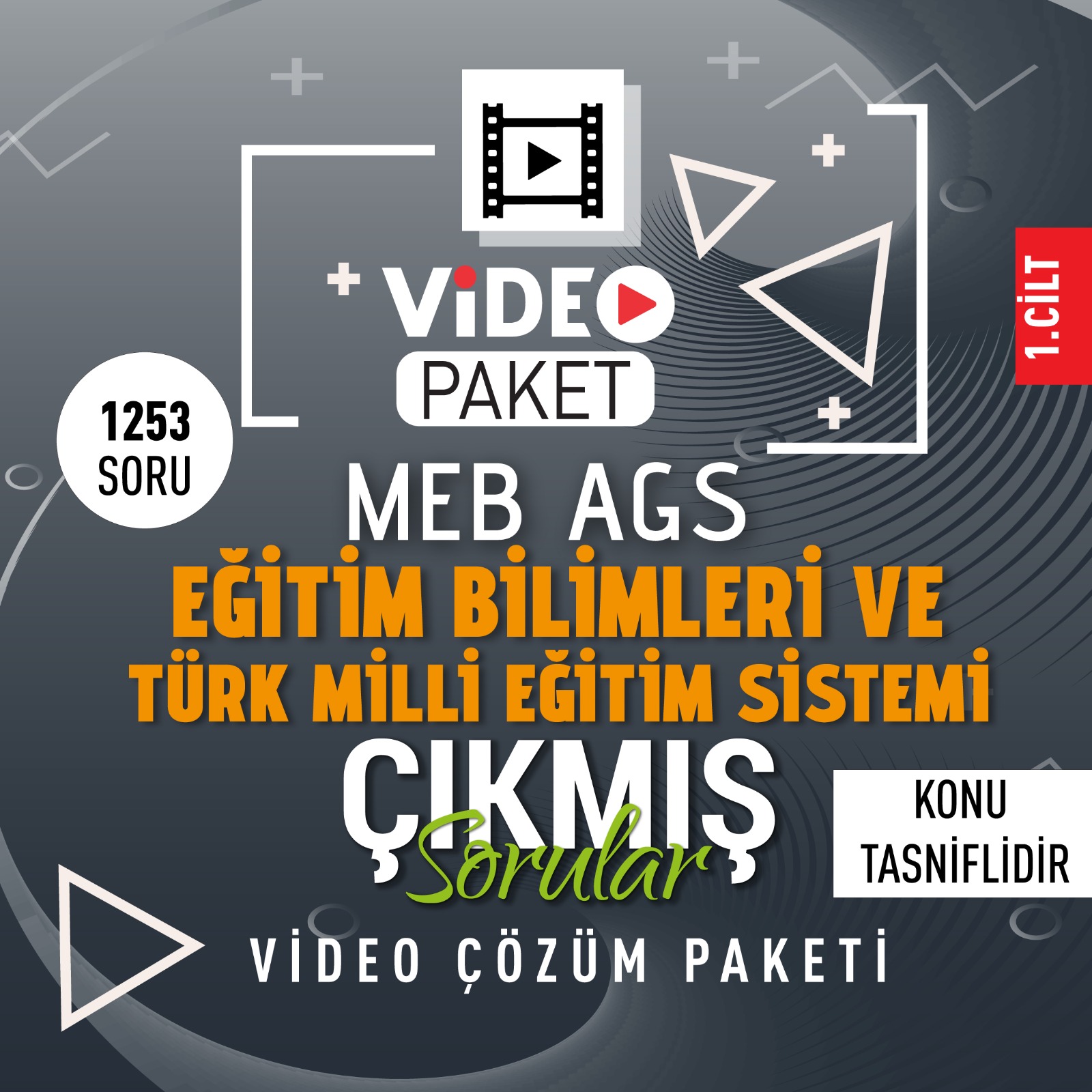 2026 Meb Ags Eğitim Bilimleri ve Türk Milli Eğitim Sistemi Orijinal Çıkmış Sorular Konu Tasnifli Video Paketi Cilt-1
